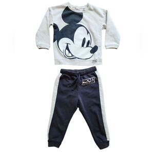 H&M Disney Boys Mickey Mouse Sweatshirt & Joggers Set - Size 3T
